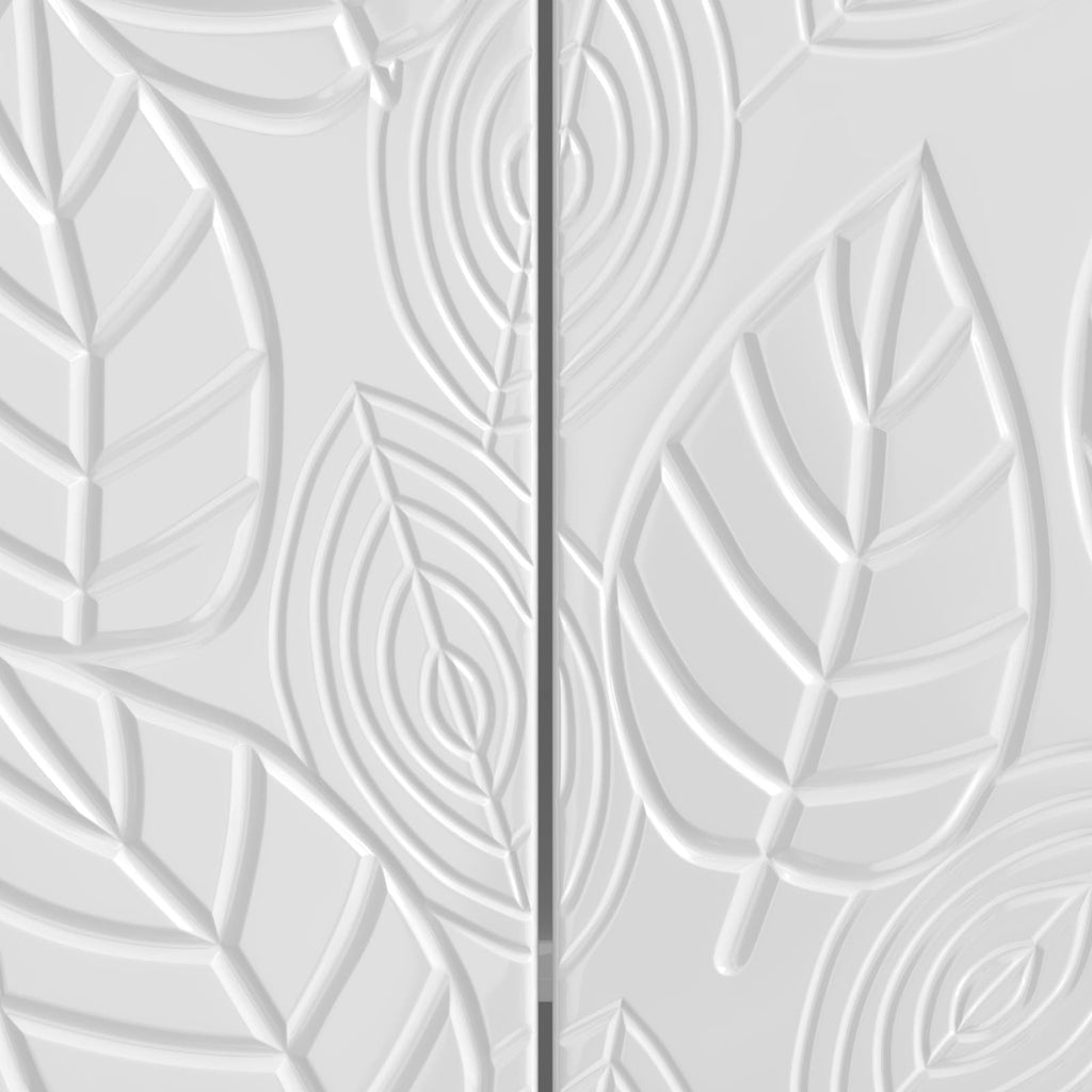 vidaXL Bufet Biały wysoki połysk 89 x 34,5 x 80 cm Drewno inżynieryjne