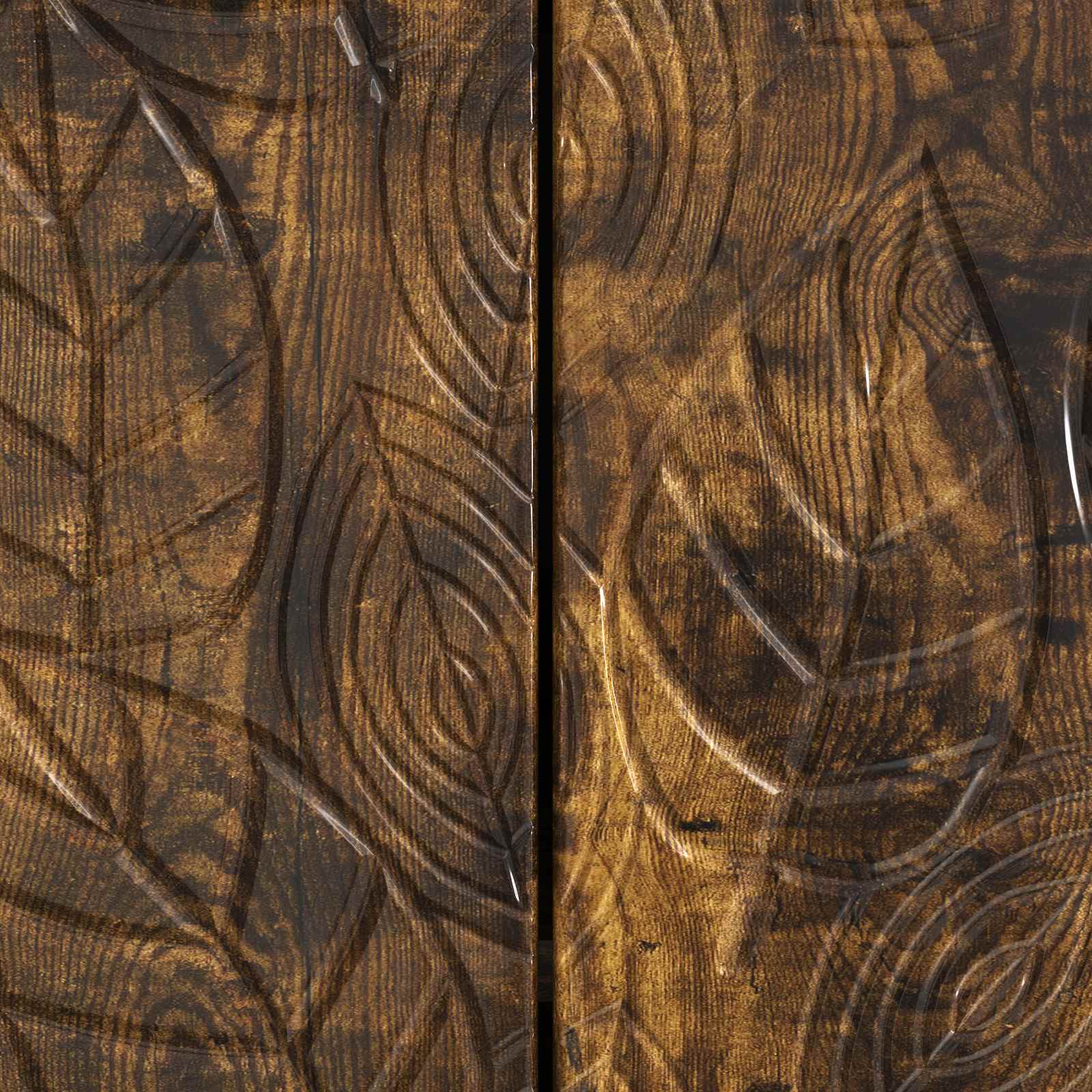 vidaXL Bufet Dąb wędzony 89 x 34,5 x 80 cm Drewno inżynieryjne