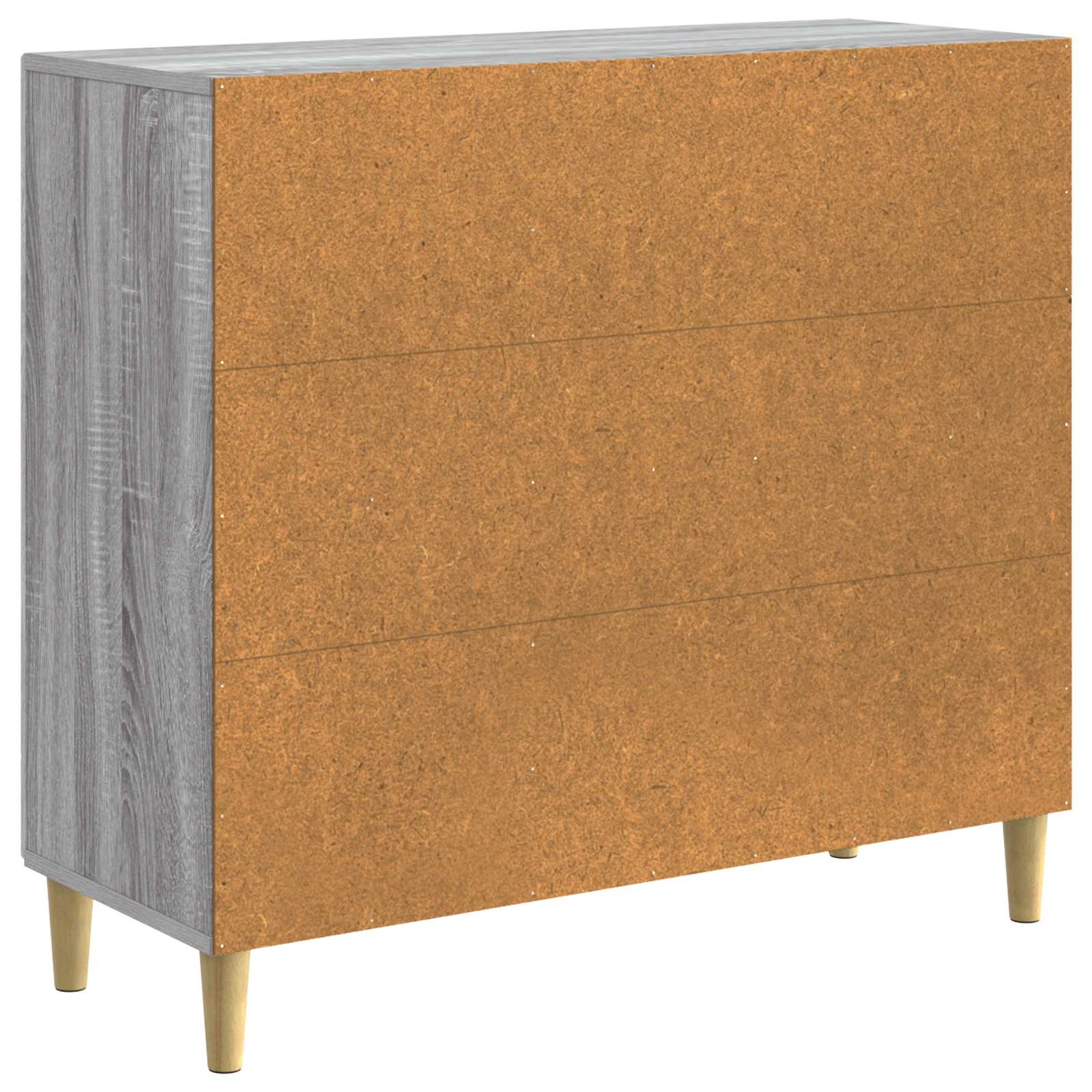 vidaXL Bufet Szary Sonoma 89 x 34,5 x 80 cm Drewno inżynieryjne