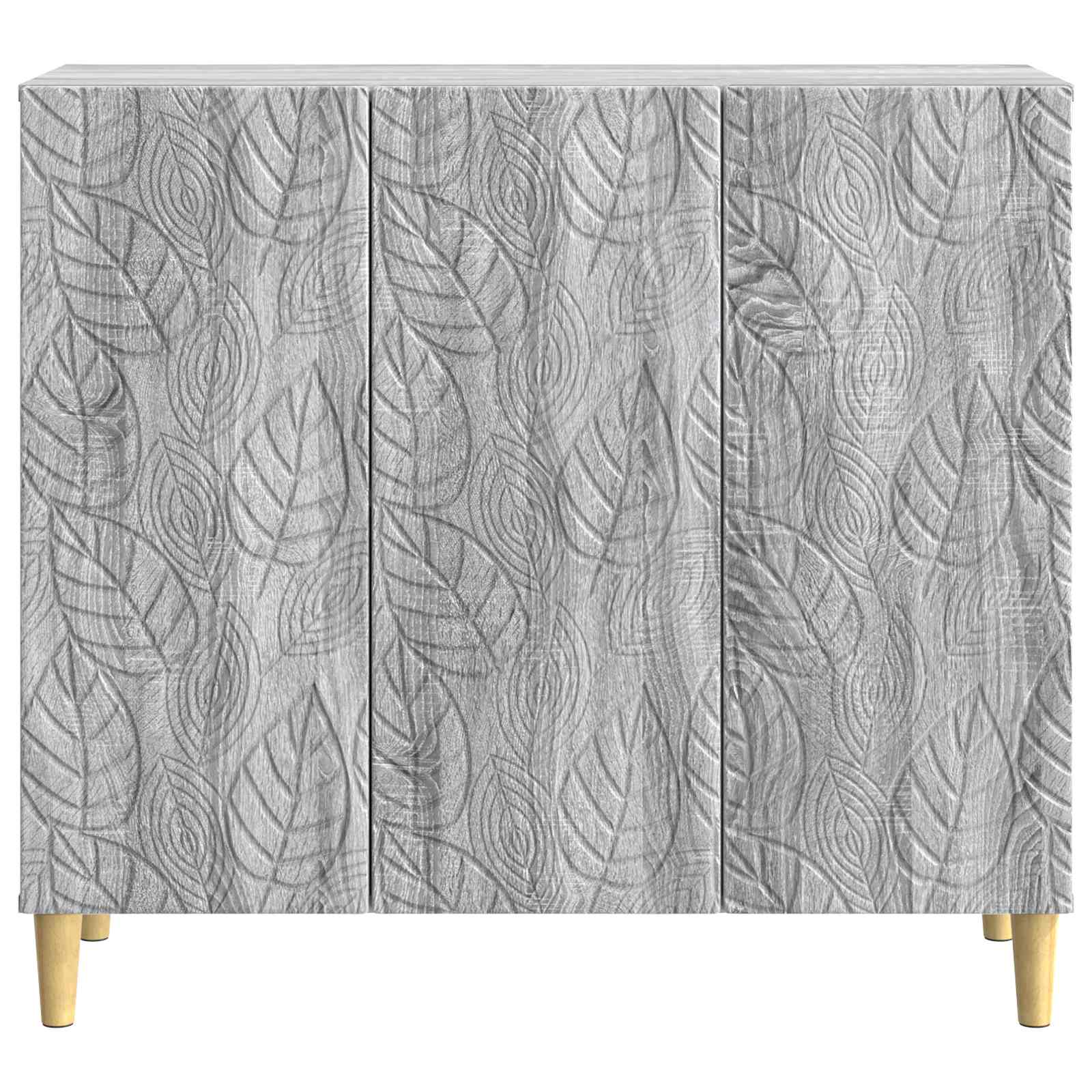 vidaXL Bufet Szary Sonoma 89 x 34,5 x 80 cm Drewno inżynieryjne