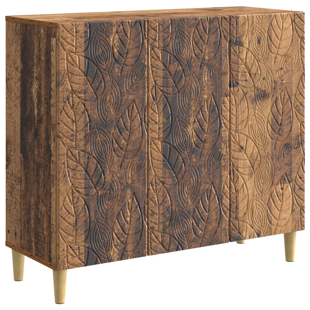 vidaXL Bufet Stare drewno 89 x 34,5 x 80 cm Drewno inżynieryjne