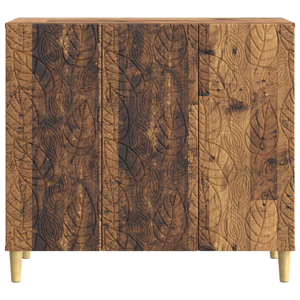 vidaXL Bufet Stare drewno 89 x 34,5 x 80 cm Drewno inżynieryjne