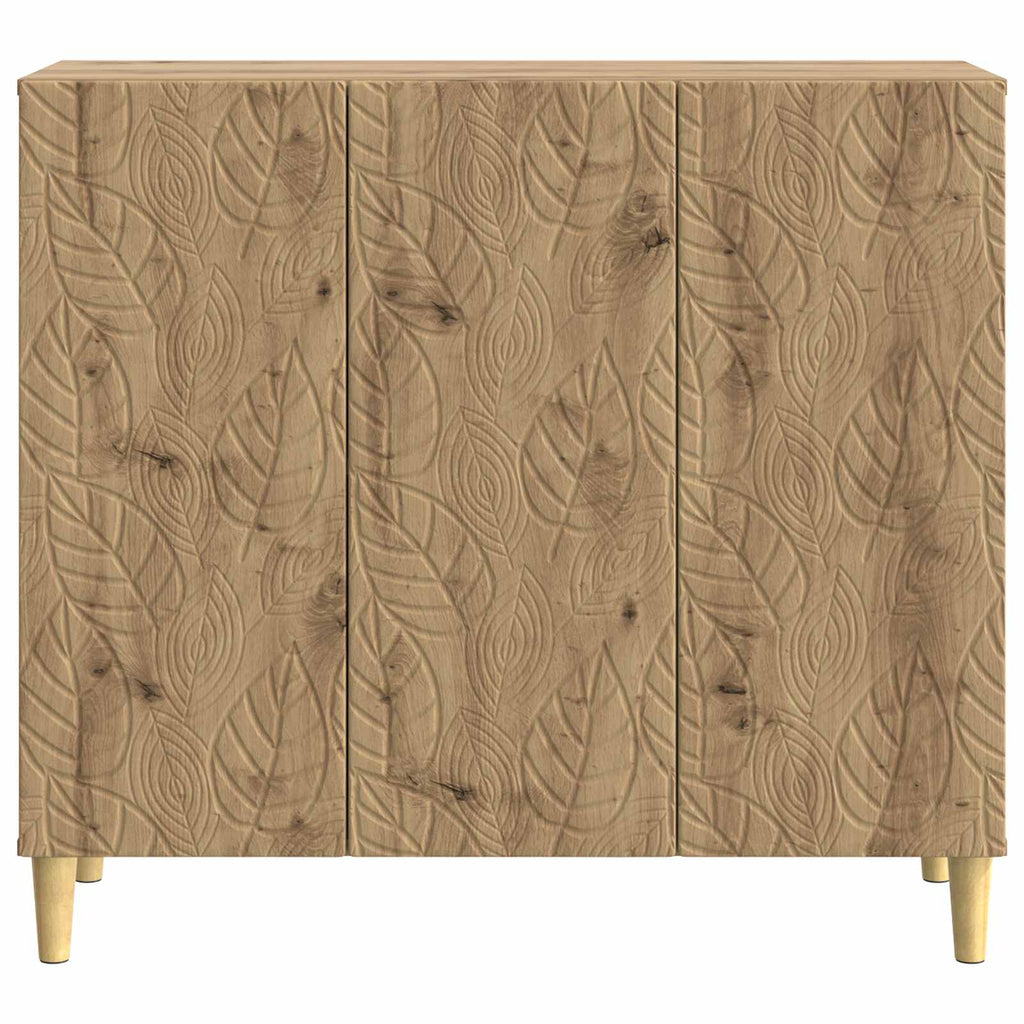 vidaXL Bufet Dąb artisan 89 x 34,5 x 80 cm Drewno inżynieryjne