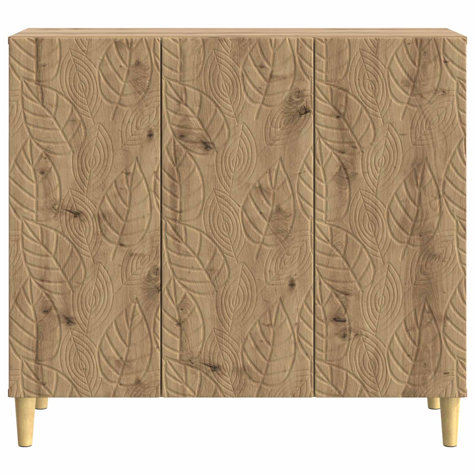 vidaXL Bufet Dąb artisan 89 x 34,5 x 80 cm Drewno inżynieryjne