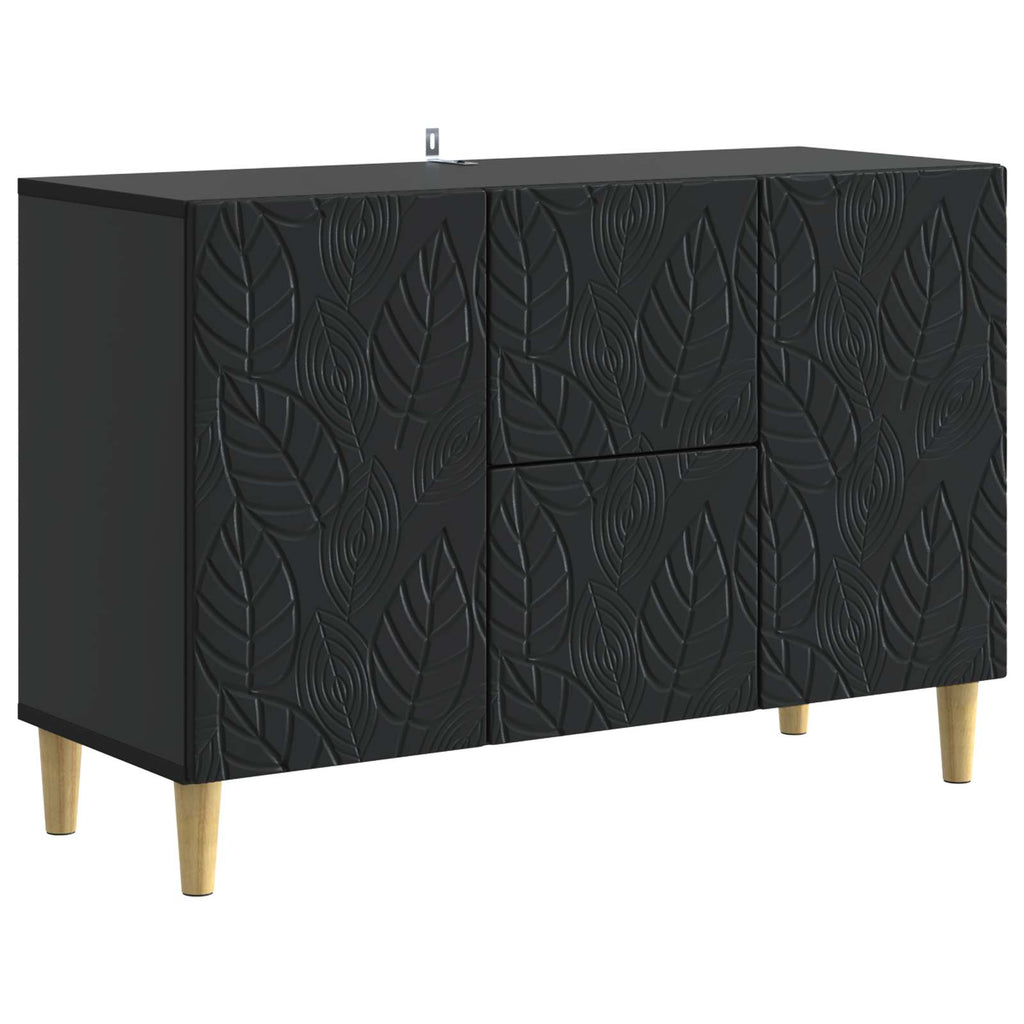 vidaXL Bufet Czarny 89 x 34,5 x 60 cm Drewno inżynieryjne