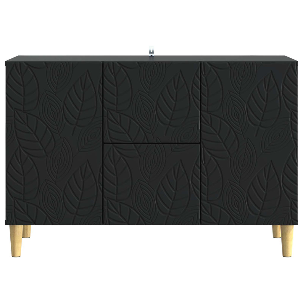 vidaXL Bufet Czarny 89 x 34,5 x 60 cm Drewno inżynieryjne