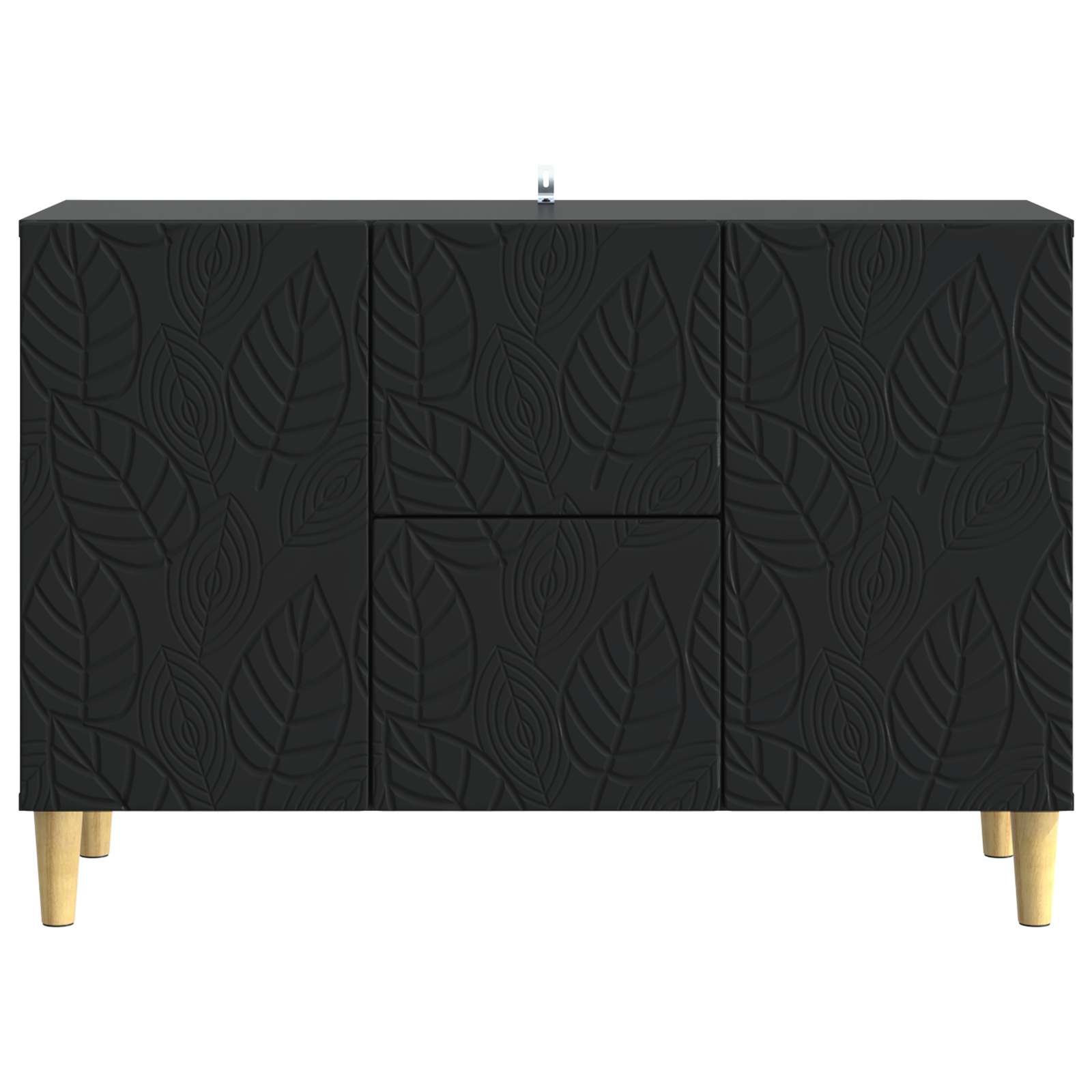 vidaXL Bufet Czarny 89 x 34,5 x 60 cm Drewno inżynieryjne