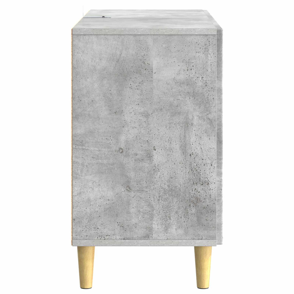 vidaXL Bufet Betonowy szary 89 x 34,5 x 60 cm Drewno inżynieryjne