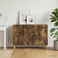vidaXL Bufet Dąb wędzony 89 x 34,5 x 60 cm Drewno inżynieryjne