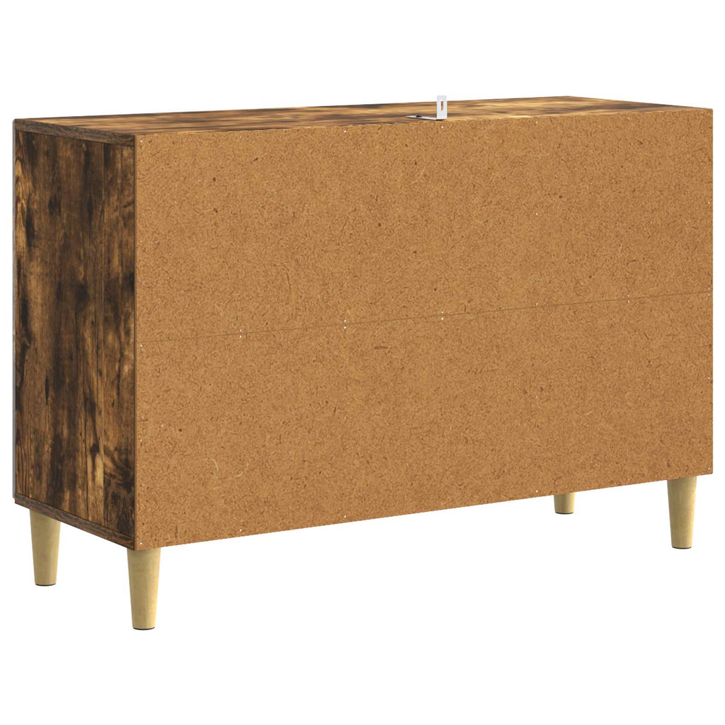 vidaXL Bufet Dąb wędzony 89 x 34,5 x 60 cm Drewno inżynieryjne