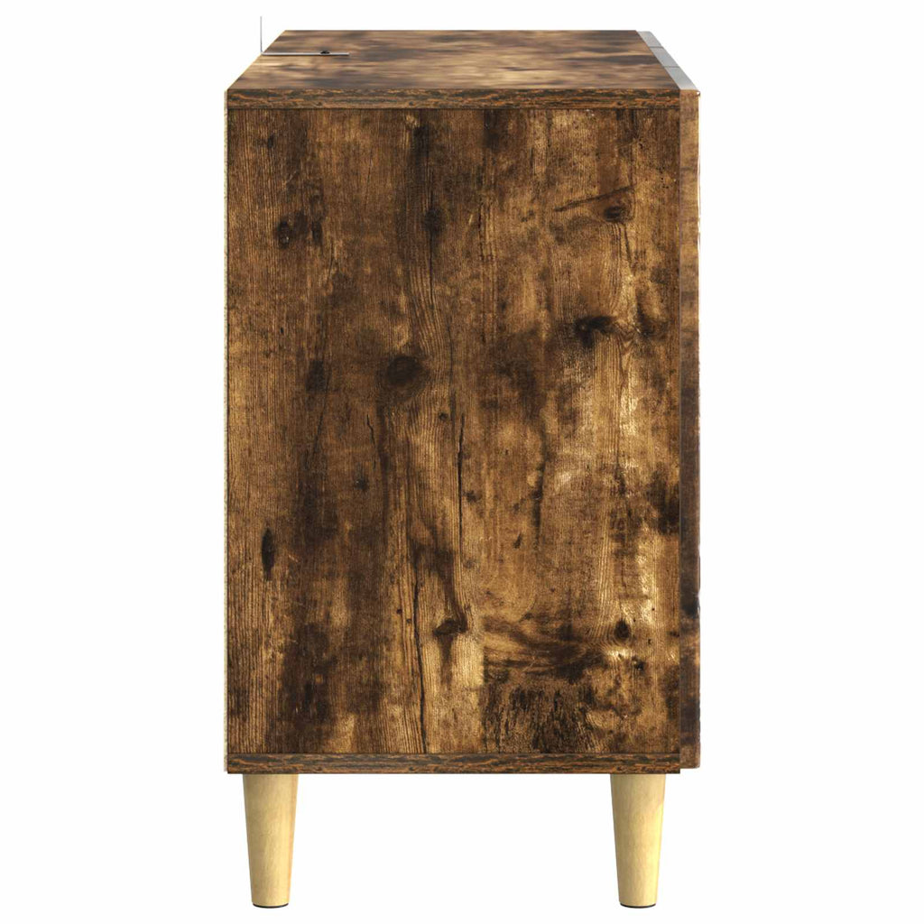 vidaXL Bufet Dąb wędzony 89 x 34,5 x 60 cm Drewno inżynieryjne