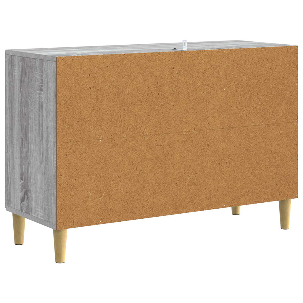 vidaXL Bufet Szary Sonoma 89 x 34,5 x 60 cm Drewno inżynieryjne