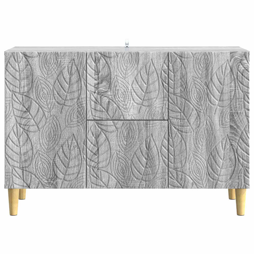 vidaXL Bufet Szary Sonoma 89 x 34,5 x 60 cm Drewno inżynieryjne