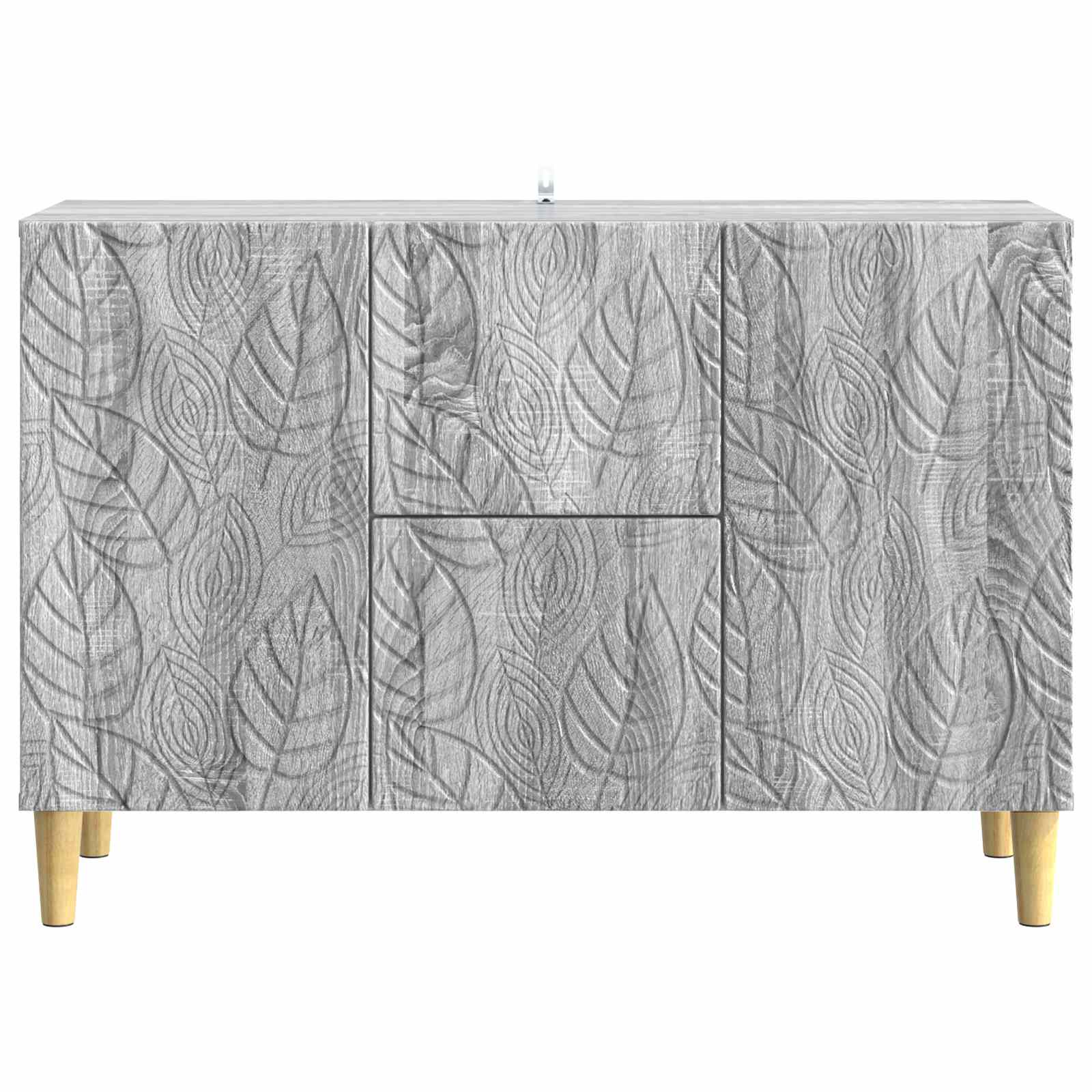 vidaXL Bufet Szary Sonoma 89 x 34,5 x 60 cm Drewno inżynieryjne