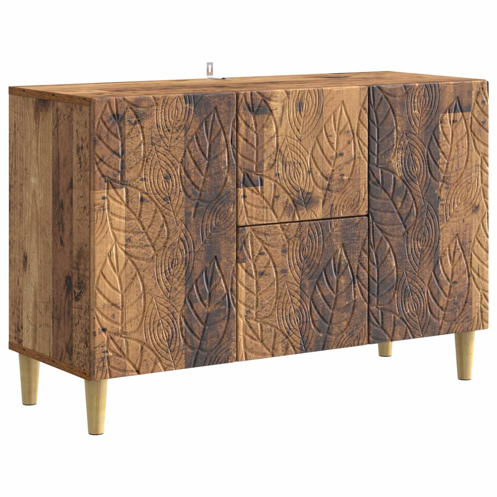 vidaXL Bufet Stare drewno 89 x 34,5 x 60 cm Drewno inżynieryjne