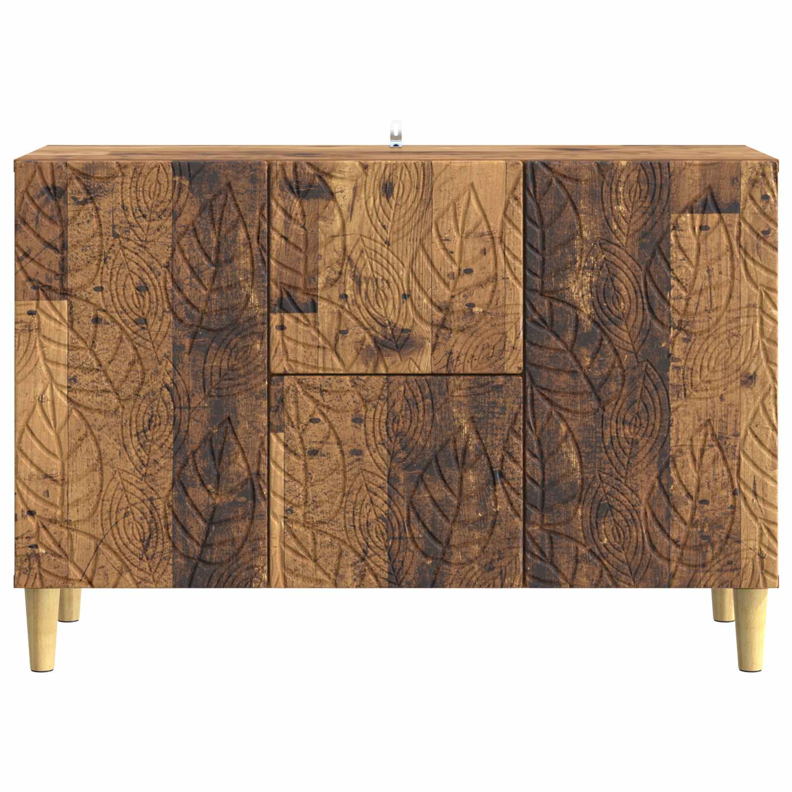 vidaXL Bufet Stare drewno 89 x 34,5 x 60 cm Drewno inżynieryjne