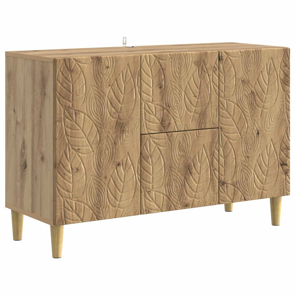 vidaXL Bufet Dąb artisan 89 x 34,5 x 60 cm Drewno inżynieryjne