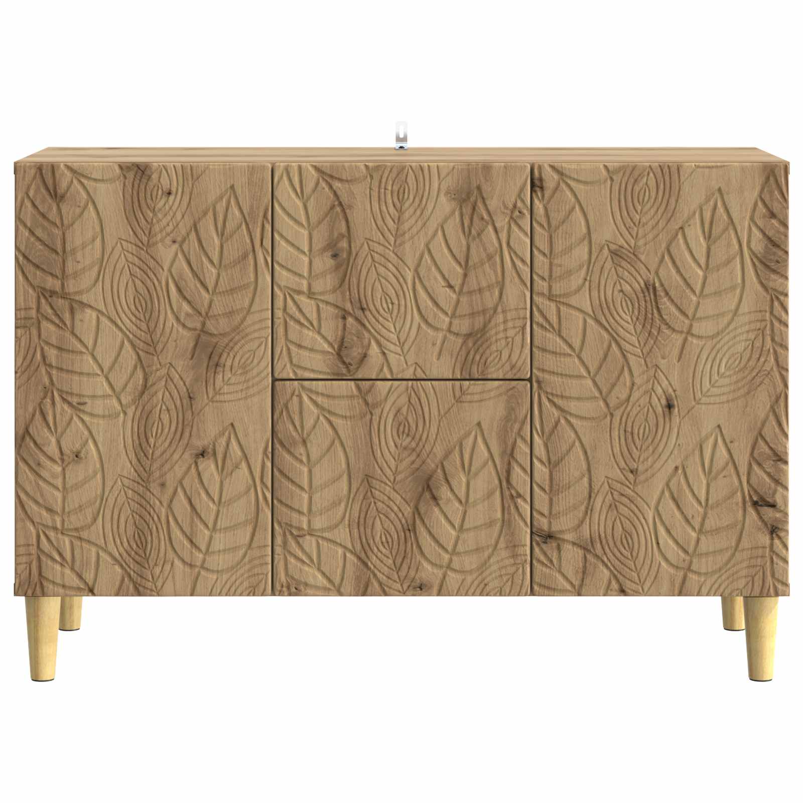 vidaXL Bufet Dąb artisan 89 x 34,5 x 60 cm Drewno inżynieryjne