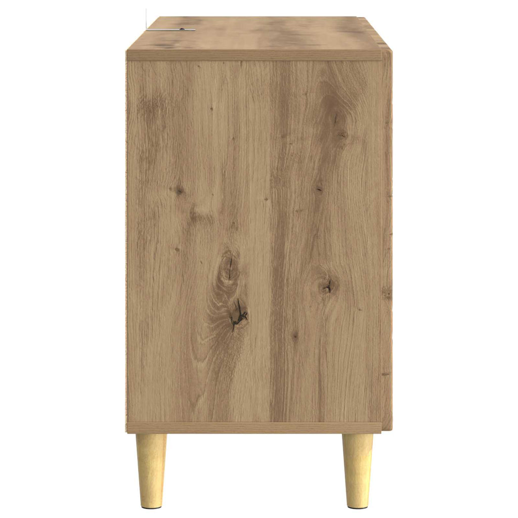 vidaXL Bufet Dąb artisan 89 x 34,5 x 60 cm Drewno inżynieryjne