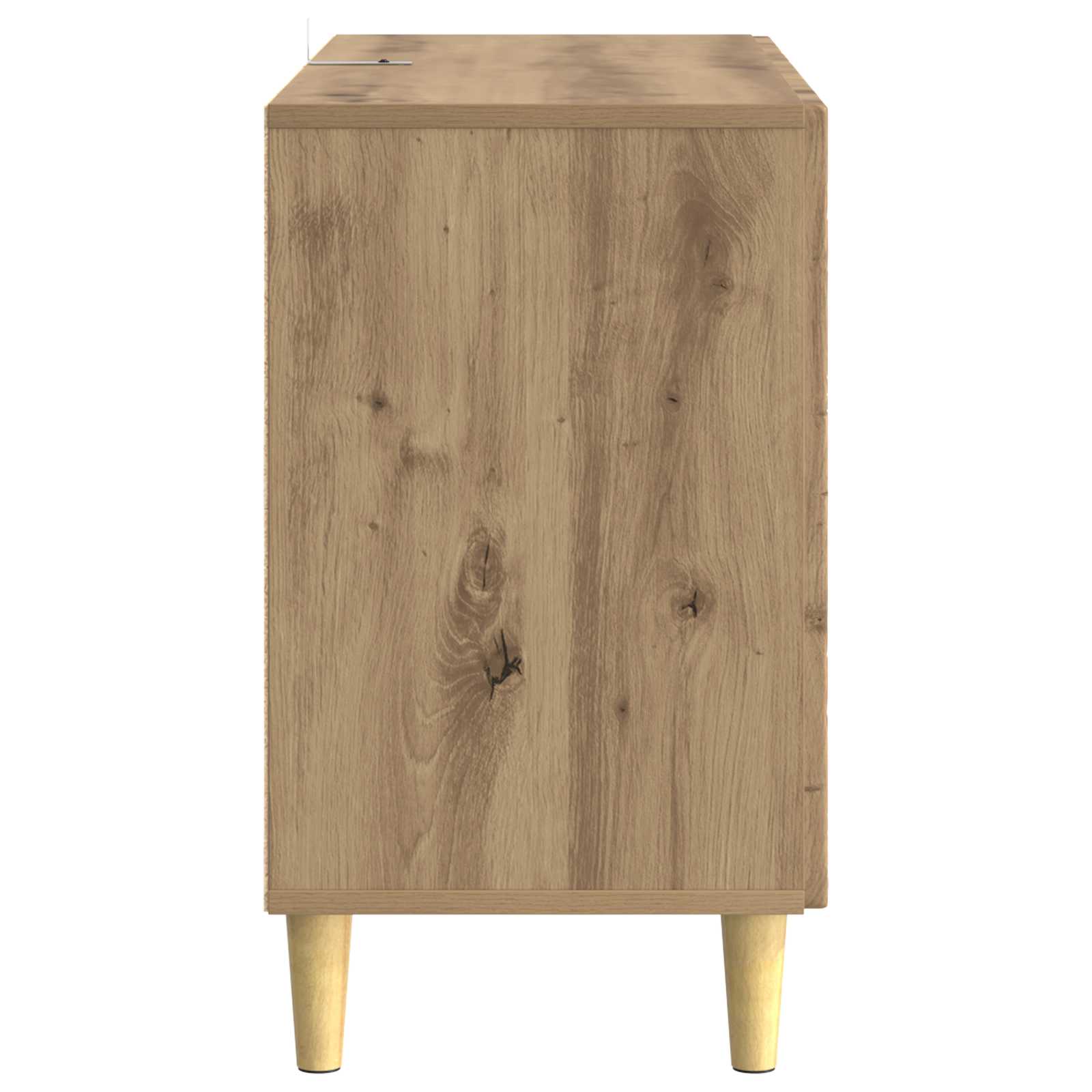 vidaXL Bufet Dąb artisan 89 x 34,5 x 60 cm Drewno inżynieryjne