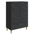 vidaXL Bufet Czarny 66 x 34,5 x 95 cm Drewno inżynieryjne