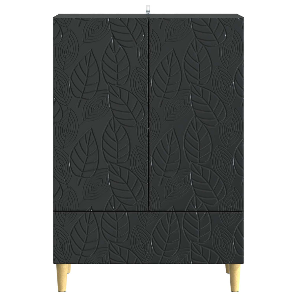 vidaXL Bufet Czarny 66 x 34,5 x 95 cm Drewno inżynieryjne