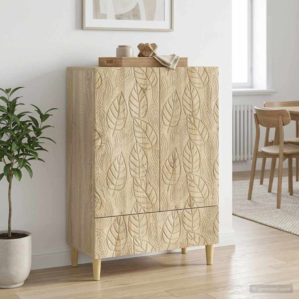 vidaXL Bufet dąb Sonoma 66 x 34,5 x 95 cm Drewno inżynieryjne