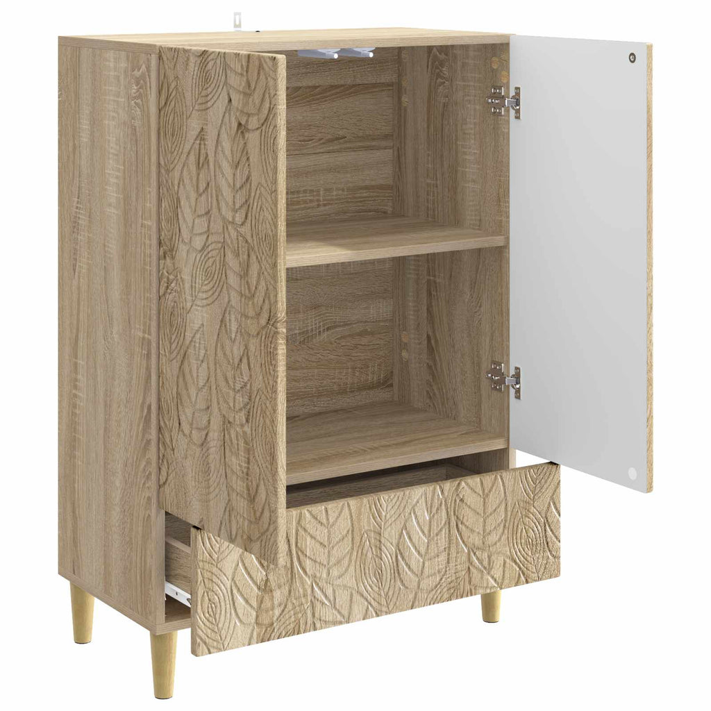 vidaXL Bufet dąb Sonoma 66 x 34,5 x 95 cm Drewno inżynieryjne