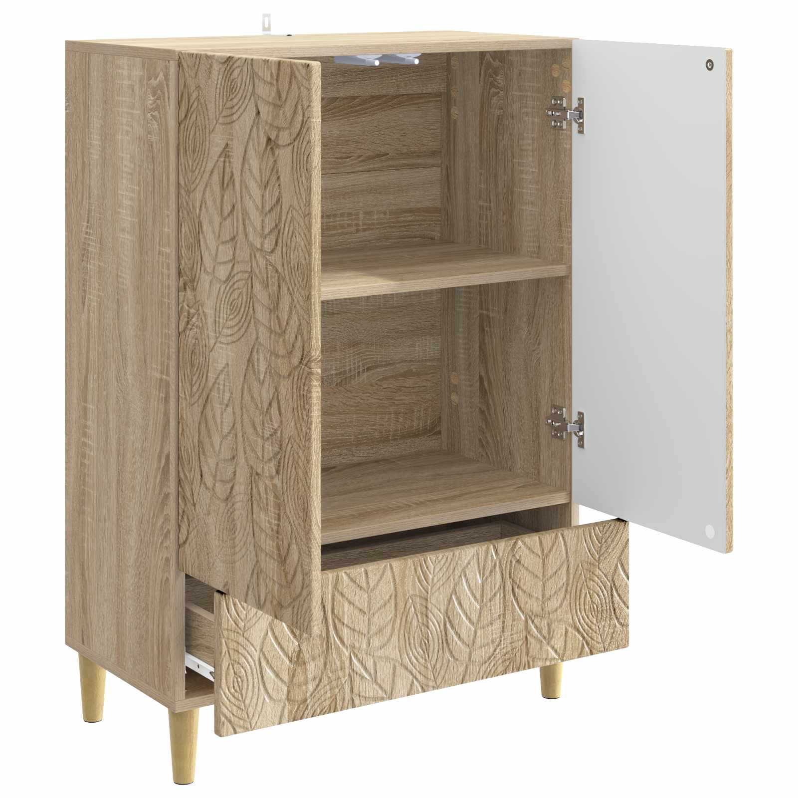vidaXL Bufet dąb Sonoma 66 x 34,5 x 95 cm Drewno inżynieryjne