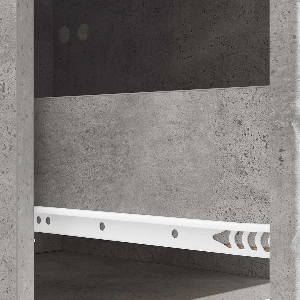 vidaXL Bufet Betonowy szary 66 x 34,5 x 95 cm Drewno inżynieryjne