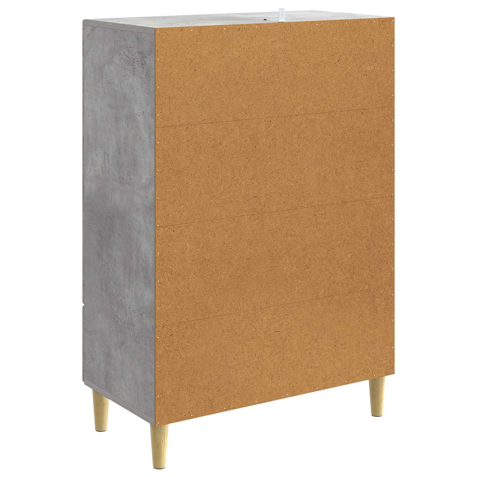 vidaXL Bufet Betonowy szary 66 x 34,5 x 95 cm Drewno inżynieryjne