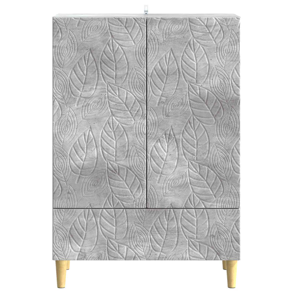 vidaXL Bufet Betonowy szary 66 x 34,5 x 95 cm Drewno inżynieryjne