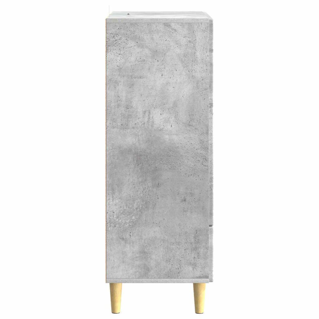 vidaXL Bufet Betonowy szary 66 x 34,5 x 95 cm Drewno inżynieryjne