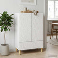 vidaXL Bufet Biały wysoki połysk 66 x 34,5 x 95 cm Drewno inżynieryjne