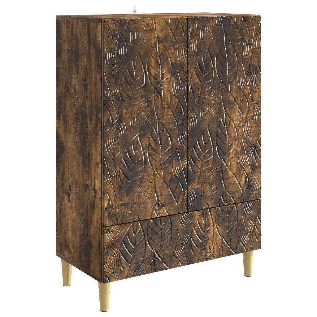 vidaXL Bufet Dąb wędzony 66 x 34,5 x 95 cm Drewno inżynieryjne
