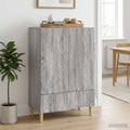 vidaXL Bufet Szary Sonoma 66 x 34,5 x 95 cm Drewno inżynieryjne