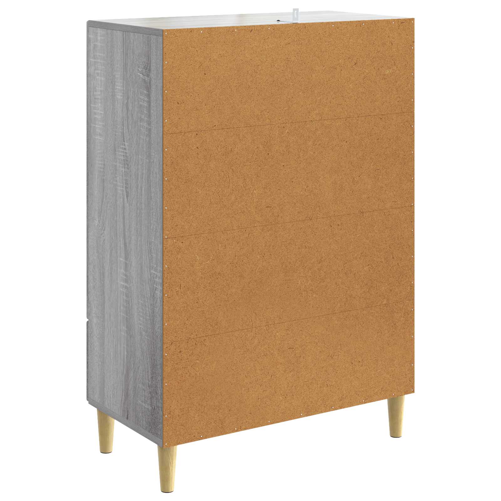 vidaXL Bufet Szary Sonoma 66 x 34,5 x 95 cm Drewno inżynieryjne
