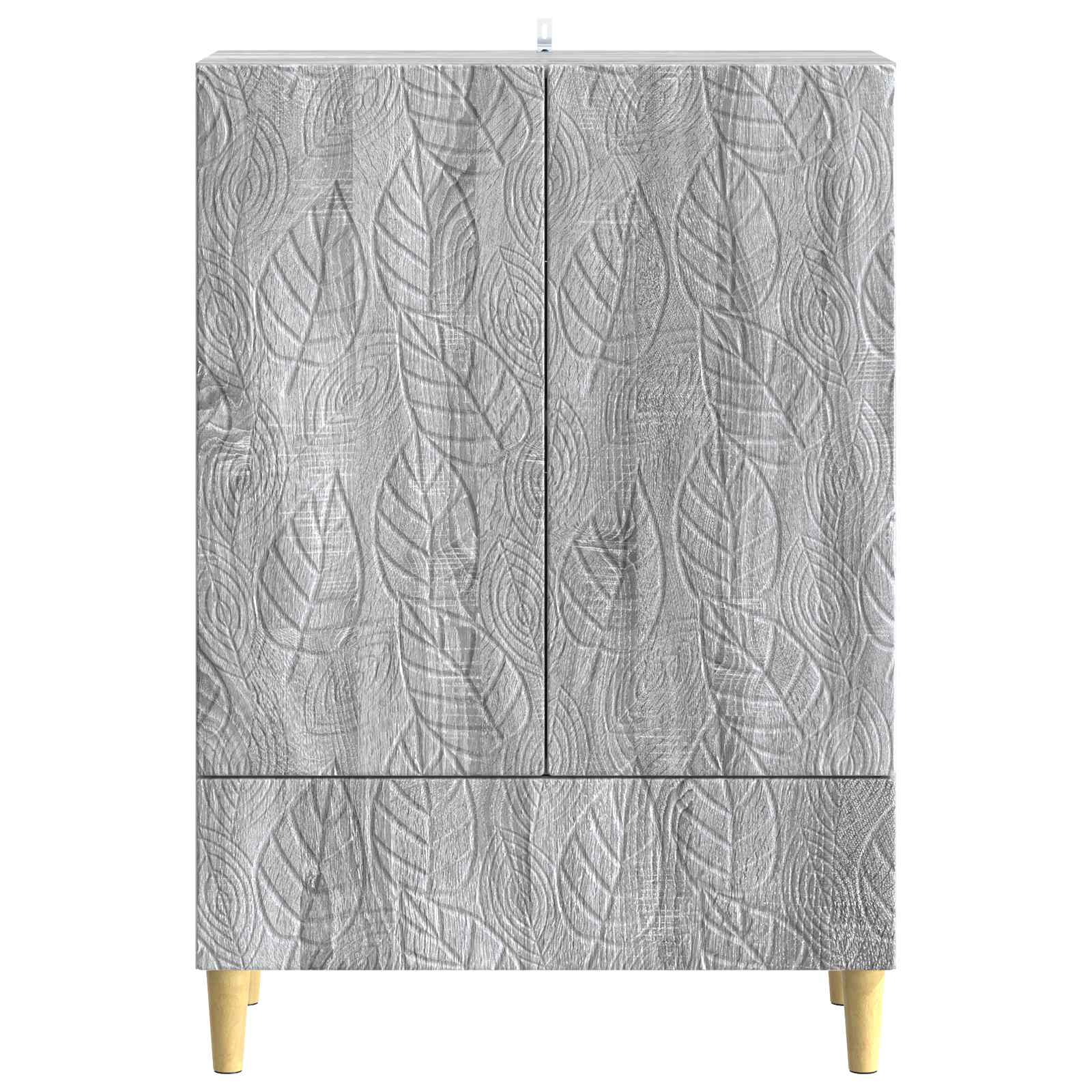 vidaXL Bufet Szary Sonoma 66 x 34,5 x 95 cm Drewno inżynieryjne
