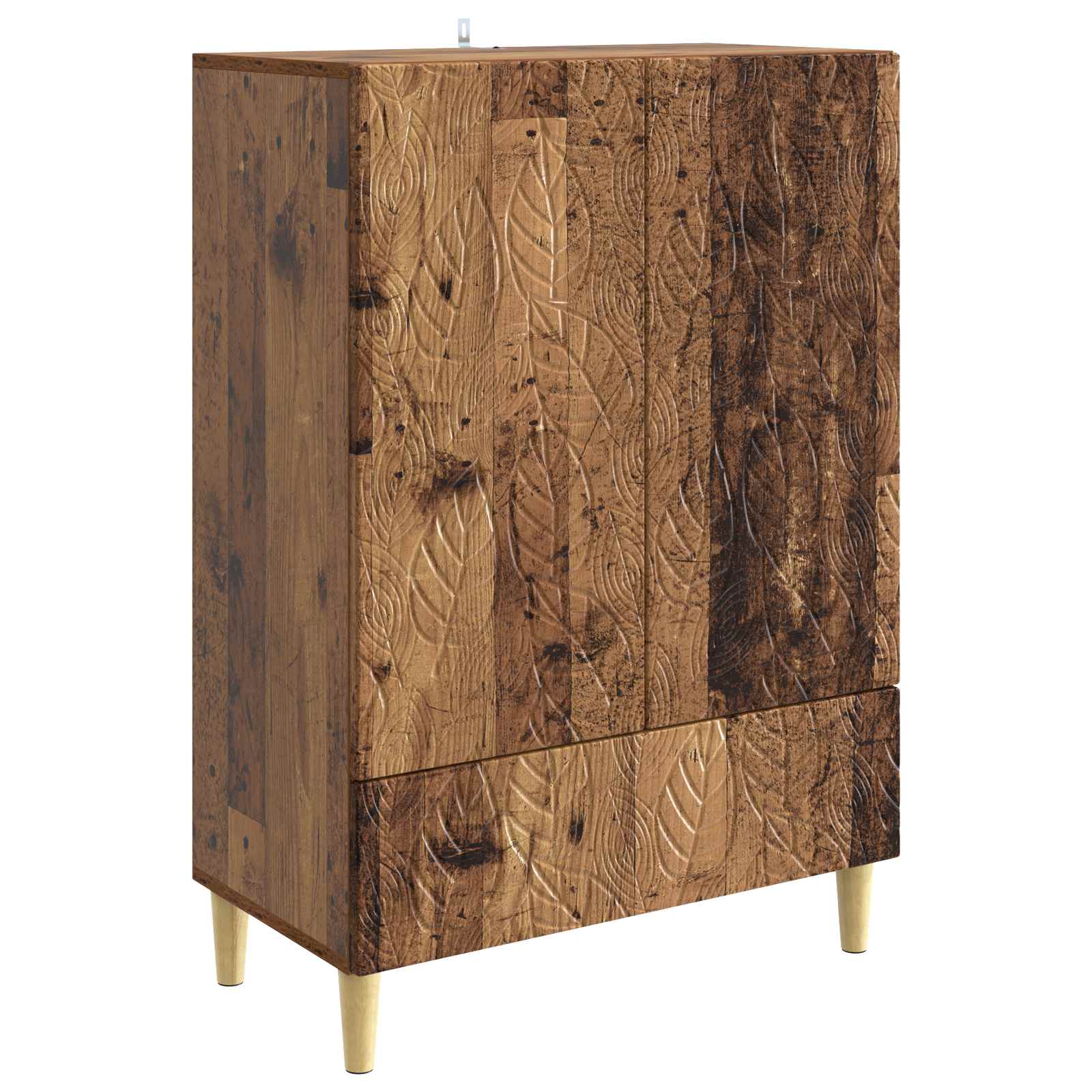 vidaXL Bufet Stare drewno 66 x 34,5 x 95 cm Drewno inżynieryjne