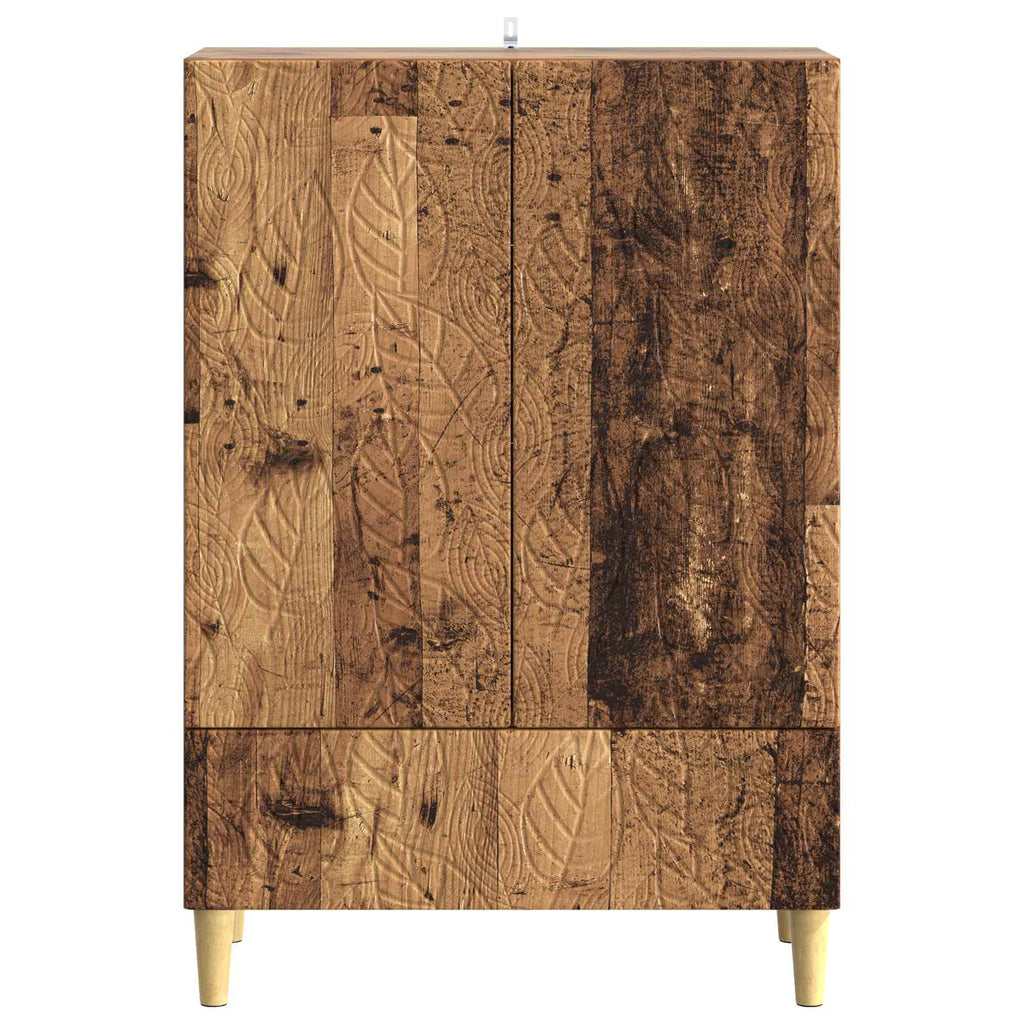 vidaXL Bufet Stare drewno 66 x 34,5 x 95 cm Drewno inżynieryjne
