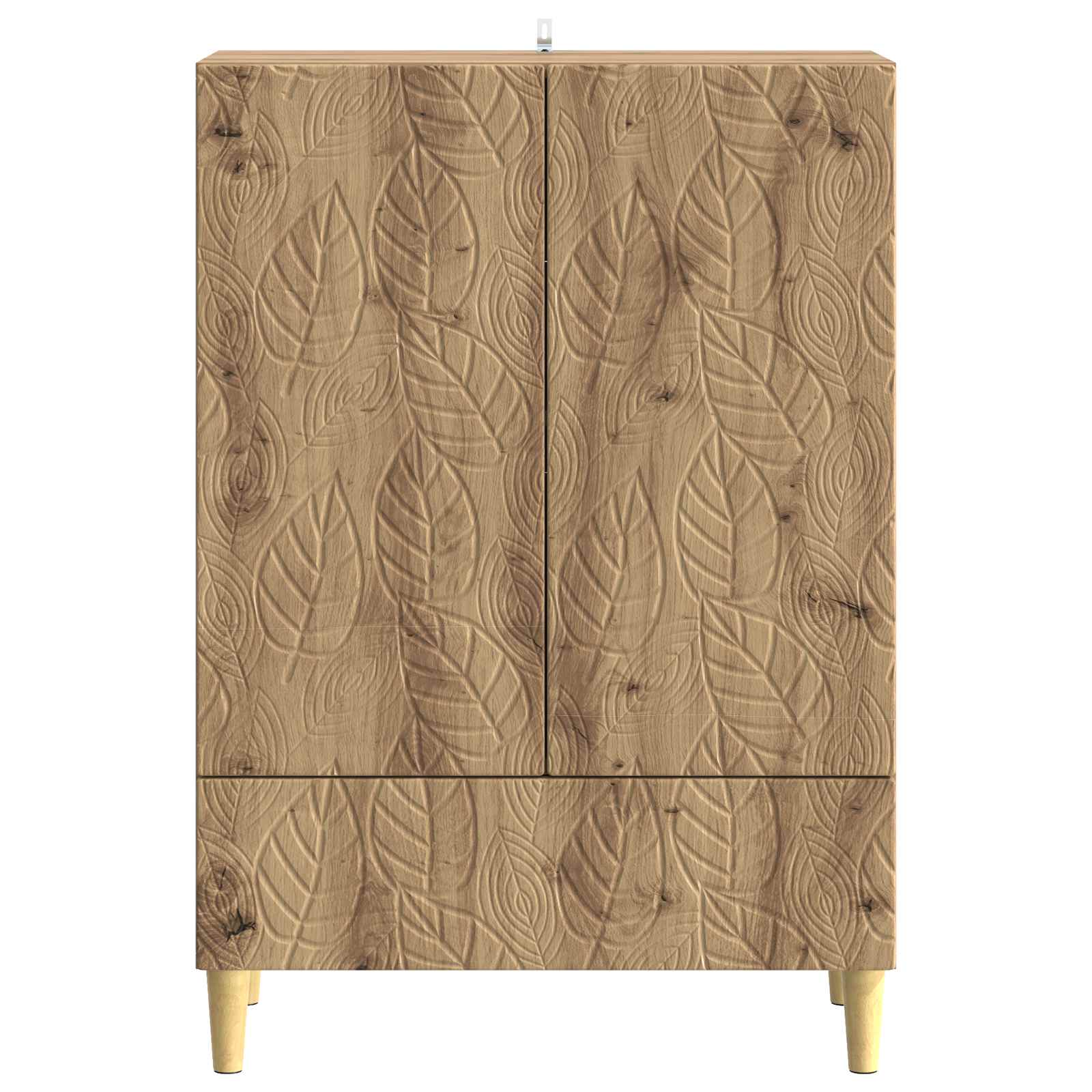 vidaXL Bufet Dąb artisan 66 x 34,5 x 95 cm Drewno inżynieryjne