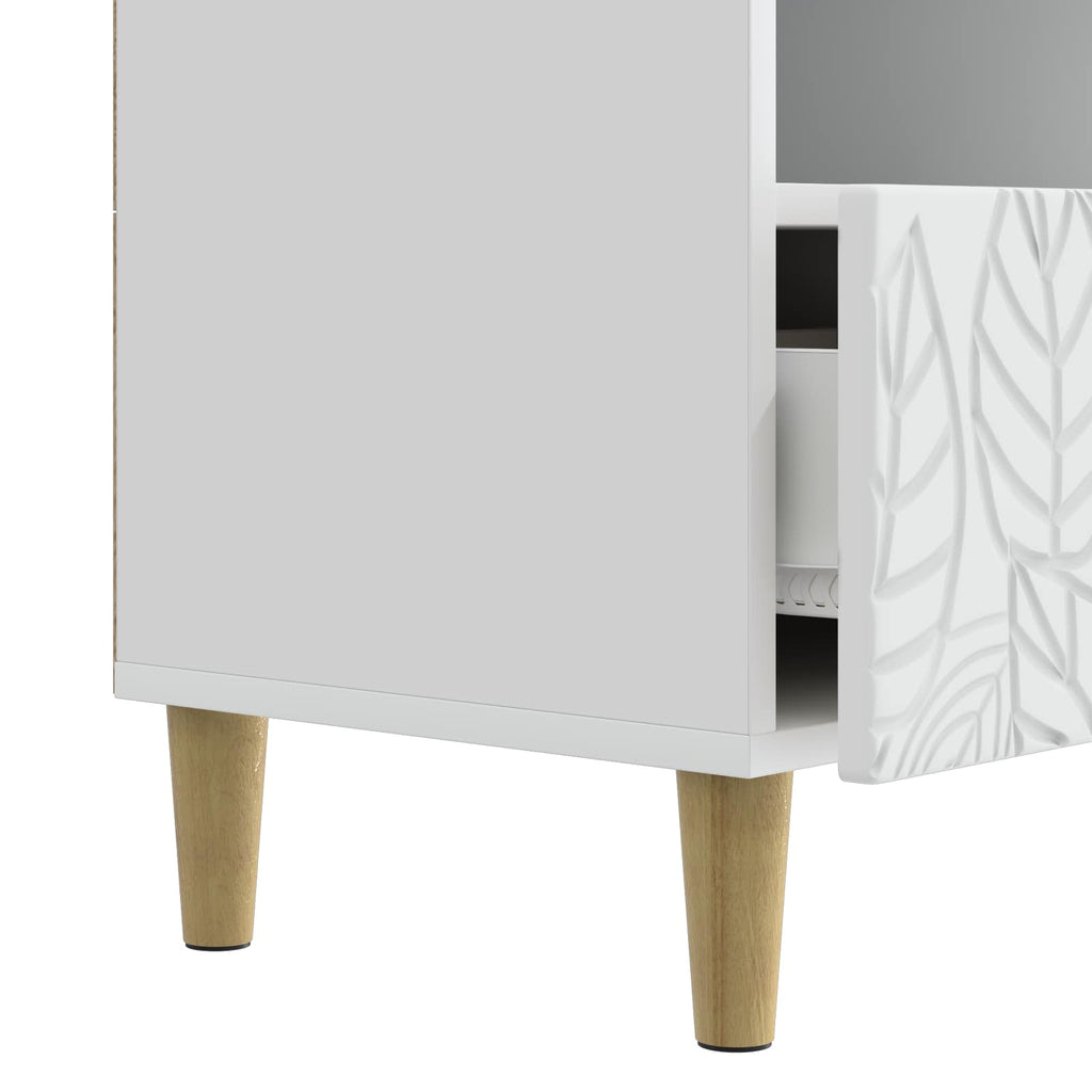 vidaXL Szafka pod telewizor 102 x 34,5 x 50 cm Biały