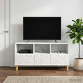 vidaXL Szafka pod telewizor 102 x 34,5 x 50 cm Biały