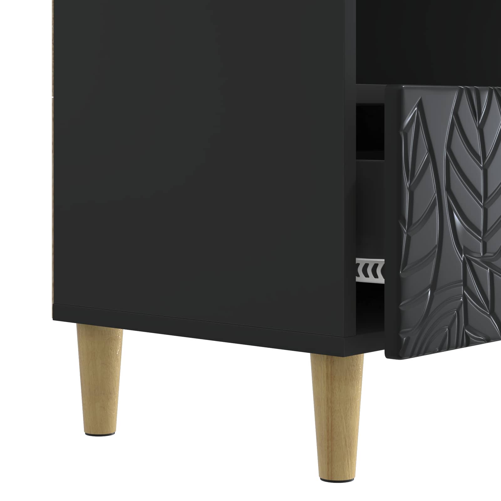 vidaXL Szafka pod telewizor 102 x 34,5 x 50 cm Czarny