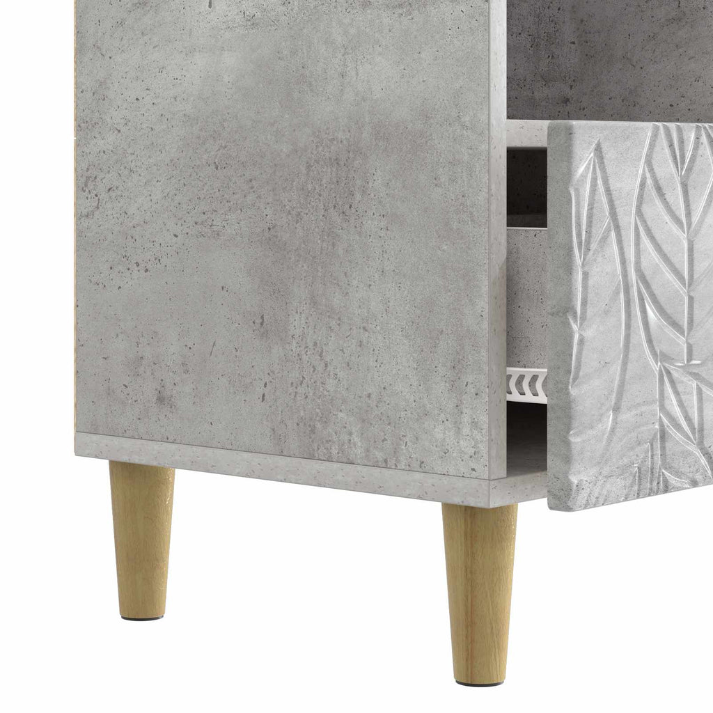 vidaXL Szafka pod telewizor 102 x 34,5 x 50 cm Betonowy szary
