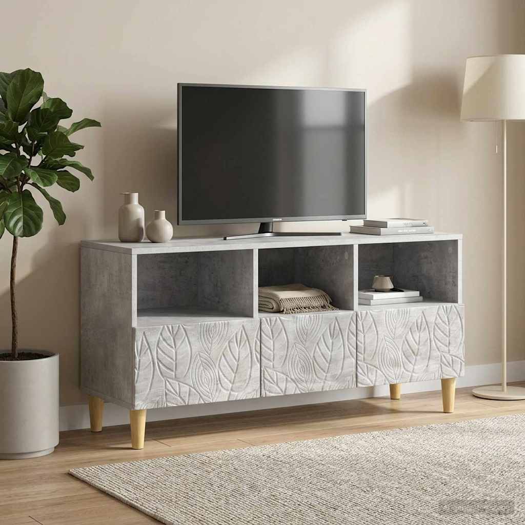vidaXL Szafka pod telewizor 102 x 34,5 x 50 cm Betonowy szary
