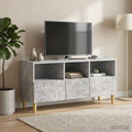 vidaXL Szafka pod telewizor 102 x 34,5 x 50 cm Betonowy szary