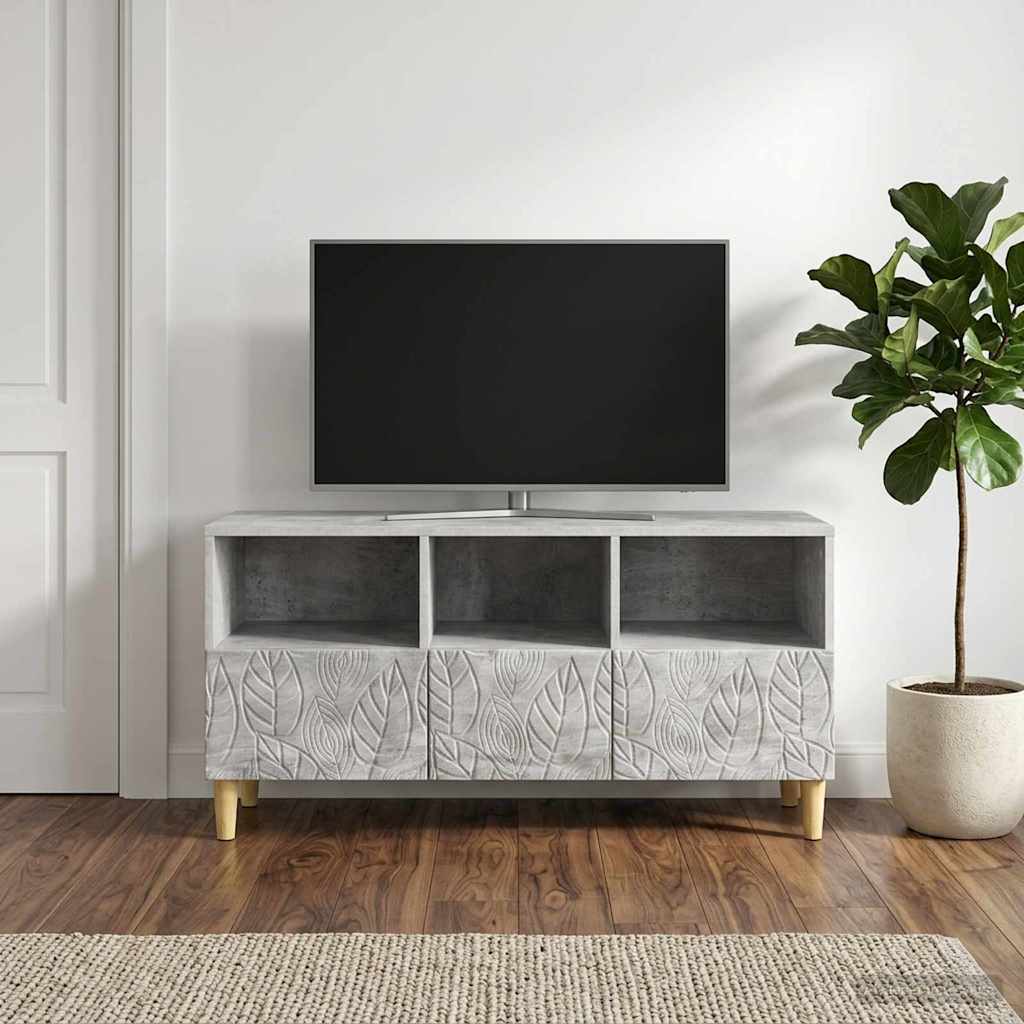vidaXL Szafka pod telewizor 102 x 34,5 x 50 cm Betonowy szary