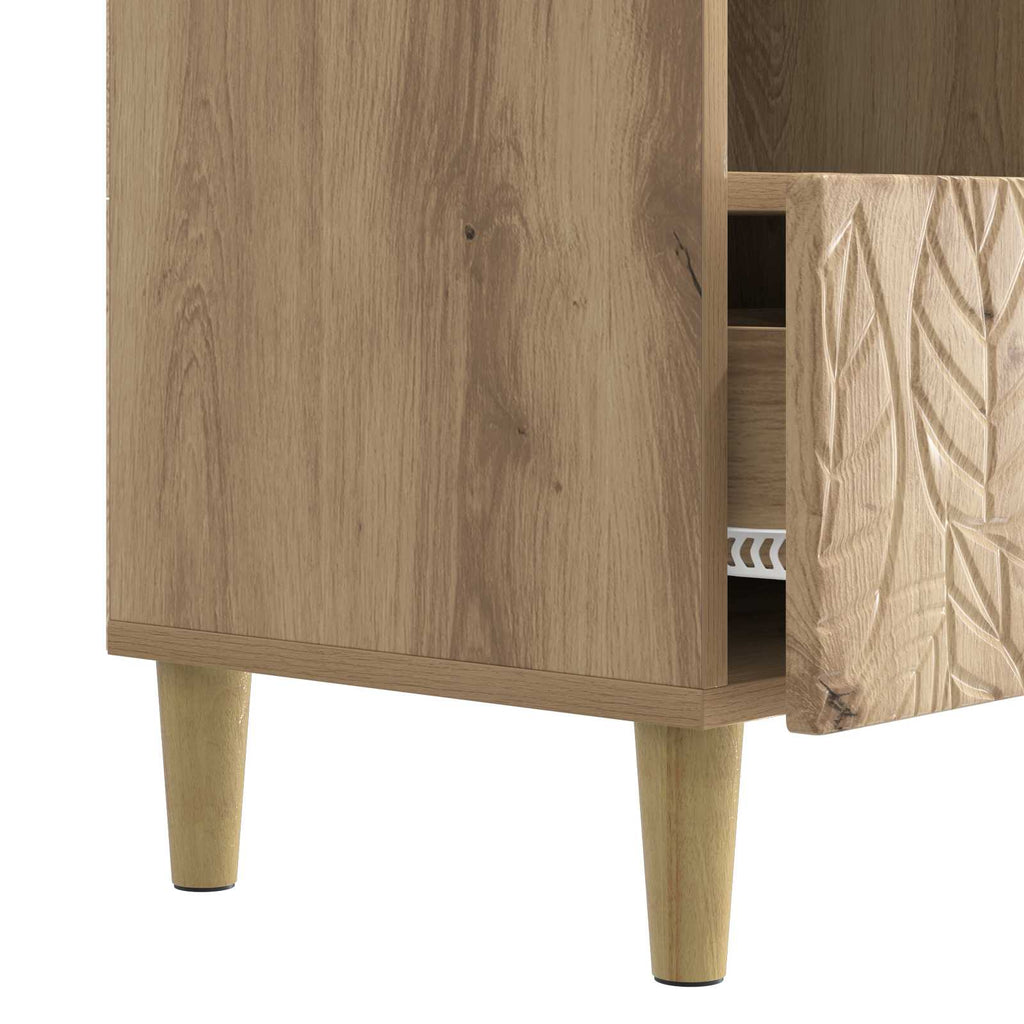 vidaXL Szafka pod telewizor 102 x 34,5 x 50 cm Dąb artisan
