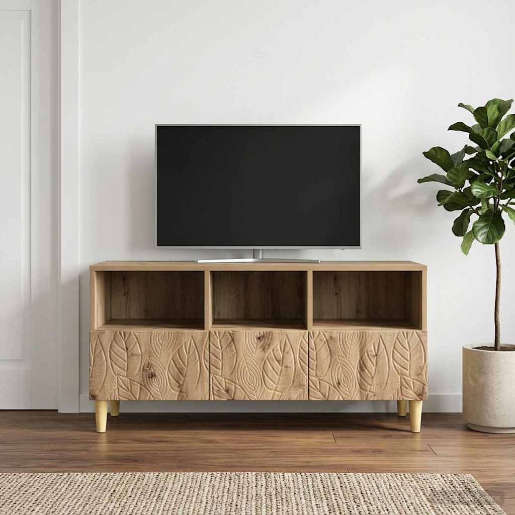 vidaXL Szafka pod telewizor 102 x 34,5 x 50 cm Dąb artisan